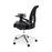 OFM 24/7 Vinyl Big & Tall Task Chair with Mesh Back - 24/7 Vinyl Big and Tall Task Chair with Mesh Back, Black - 257-VAM-BLK