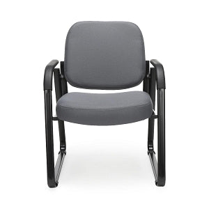 OFM 403 Fabric Reception Chairs with Arms - Fabric Reception Chair with Arms, Gray - 403-801