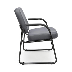 OFM 403 Fabric Reception Chairs with Arms - Fabric Reception Chair with Arms, Gray - 403-801