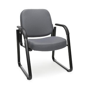 OFM 403 Fabric Reception Chairs with Arms - Fabric Reception Chair with Arms, Gray - 403-801