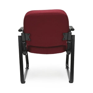 OFM 403 Fabric Reception Chairs with Arms - Fabric Reception Chair with Arms, Wine - 403-803