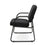 OFM 403 Fabric Reception Chairs with Arms - Fabric Reception Chair with Arms, Black - 403-805