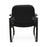 OFM 403 Fabric Reception Chairs with Arms - Fabric Reception Chair with Arms, Black - 403-805