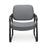 OFM 407 Fabric Big & Tall Reception Chairs - Fabric Big and Tall Reception Chair, Gray - 407-801