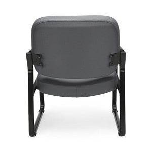 OFM 407 Fabric Big & Tall Reception Chairs - Fabric Big and Tall Reception Chair, Gray - 407-801