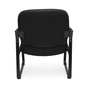 OFM 407 Fabric Big & Tall Reception Chairs - Fabric Big and Tall Reception Chair, Black - 407-805