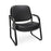 OFM 407 Vinyl Big and Tall Reception Chairs - Vinyl Big and Tall Reception Chair, Black - 407-VAM-606