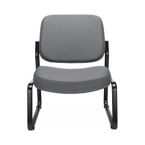 OFM 409 Fabric Big & Tall Armless Reception Chairs - Fabric Big and Tall Armless Reception Chair, Gray - 409-801