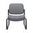 OFM 409 Fabric Big & Tall Armless Reception Chairs - Fabric Big and Tall Armless Reception Chair, Gray - 409-801