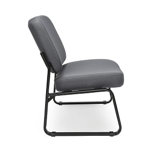 OFM 409 Fabric Big & Tall Armless Reception Chairs - Fabric Big and Tall Armless Reception Chair, Gray - 409-801