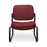 OFM 409 Fabric Big & Tall Armless Reception Chairs - Fabric Big and Tall Armless Reception Chair, Wine - 409-803