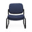 OFM 409 Fabric Big & Tall Armless Reception Chairs - Fabric Big and Tall Armless Reception Chair, Navy - 409-804