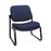 OFM 409 Fabric Big & Tall Armless Reception Chairs - Fabric Big and Tall Armless Reception Chair, Navy - 409-804