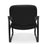 OFM 409 Fabric Big & Tall Armless Reception Chairs - Fabric Big and Tall Armless Reception Chair, Black - 409-805