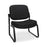 OFM 409 Fabric Big & Tall Armless Reception Chairs - Fabric Big and Tall Armless Reception Chair, Black - 409-805