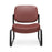 OFM 409 Vinyl Big & Tall Armless Reception Chairs - Vinyl Big and Tall Armless Reception Chair, Wine - 409-VAM-603