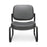 OFM 409 Vinyl Big & Tall Armless Reception Chairs - Vinyl Big and Tall Armless Reception Chair, Charcoal - 409-VAM-604