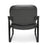 OFM 409 Vinyl Big & Tall Armless Reception Chairs - Vinyl Big and Tall Armless Reception Chair, Charcoal - 409-VAM-604