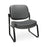 OFM 409 Vinyl Big & Tall Armless Reception Chairs - Vinyl Big and Tall Armless Reception Chair, Charcoal - 409-VAM-604