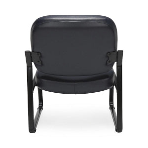 OFM 409 Vinyl Big & Tall Armless Reception Chairs - Vinyl Big and Tall Armless Reception Chair, Navy - 409-VAM-605