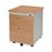 OFM Wheeled 2-Drawer File Cabinets - Wheeled 2-Drawer File Cabinet, Maple - 55106-MPL