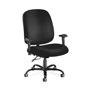 OFM 700 Fabric Big & Tall Mid-Back Swivel Task Chairs - Fabric Big and Tall Mid-Back Swivel Task Chair, Black - 700-AA6-236