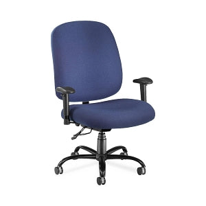 OFM 700 Fabric Big & Tall Mid-Back Swivel Task Chairs - Fabric Big and Tall Mid-Back Swivel Task Chair, Navy - 700-AA6-237