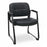 OFM Leather Guest Chair with Sled Base - Leather Guest Chair with Sled Base, Black - ESS-9015