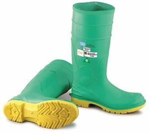 Onguard Industries Hazmax Steel Toe Kneeboot - Steel-Toe Hazmax Boot, 16", Green, Size 10 - 87012/10