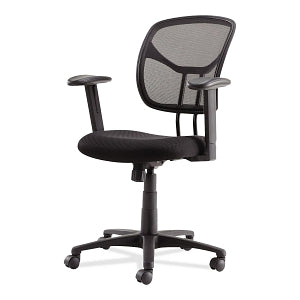 Essendant Swivel / Tilt Mesh Task Chairs - CHAIR, TASK, MESH, SWIVEL / TILT, BLACK - MT4818