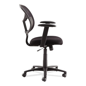 Essendant Swivel / Tilt Mesh Task Chairs - CHAIR, TASK, MESH, SWIVEL / TILT, BLACK - MT4818