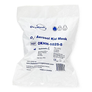 Southmedic Medline Exclusive - OxyMulti-Mask Oxygen Mask - OxyUltra Kid Mask with 7' Universal Oxygen Tubing and 22 mm Swivel Adapter, Medline Exclusive - OKHH-1025-8