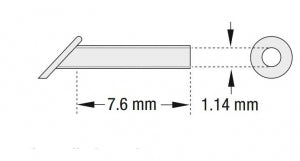 Olympus America Armstrong Beveled Plain End Ventilation Tubes - Ventilation Tube, Ultrasil, Beveled, Plain End - 70241052