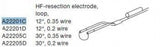 Circon / Gyrus ACMI Single Use Resection Electrodes - Resectoscope, Loop Cutting, 12°, 24 Fr - A22201C