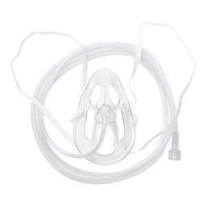 Southmedic Medline Exclusive - OxyMask Oxygen Masks - OxyMask Adult Oxygen Mask with 7' Universal Oxygen Tubing and Ear Elastics - OM-1425-8