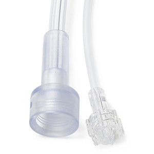 Southmedic Medline Exclusive - OxyMask EtCO2 Oxygen Masks - OxyMask EtCO2 Adult Oxygen Mask with 14' Universal Oxygen Tubing and 15' Gas Sampling Line with Male Connector - OM-2125-14SLM