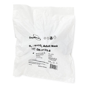 Southmedic Medline Exclusive - OxyMask EtCO2 Oxygen Masks - OxyMask EtCO2 Adult Oxygen Mask with 7' Universal Oxygen Tubing, Medline Exclusive - OM-2125-8