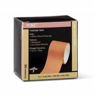 Medline Pinc Zinc Oxide Fixation Tape - Pinc Zinc Oxide Fixation Tape, 2" x 5 yd. - OMAM222CS