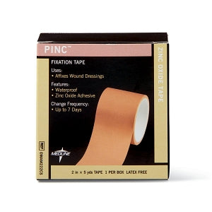 Medline Pinc Zinc Oxide Fixation Tape - Pinc Zinc Oxide Fixation Tape, 2" x 5 yd. - OMAM222CS