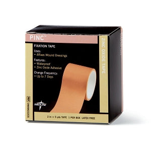 Medline Pinc Zinc Oxide Fixation Tape - Pinc Zinc Oxide Fixation Tape, 2" x 5 yd. - OMAM222CS