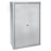 Omnimed Twin Door Narcotics Cabinet - Double-Door Stainless Steel Narcotics Cabinet, Double Key Lock, Four Shelves, 8" D x 16" W x 24" H - 181681