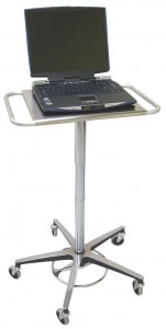 Omnimed Height-Adjustable Mobile Laptop Stands - Height-Adjustable Laptop Transport Stand, 21.5" W x 14.5" D x 30"-40" H - 350305