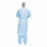 Halyard Health Aero Blue Performance Surgical Gowns - Aero Blue Performance Surgical Gown, Towel Overwrap, Size L, Nonsterile - 41722NS