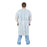 Halyard Poly-Coated Fluid-Resistant Gown - MBO-GOWN, HLYRD, PLY CTD, FLD RSTNT, WHT, UNI - 47001