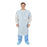 Halyard Poly-Coated Fluid-Resistant Gown - MBO-GOWN, HLYRD, PLY CTD, FLD RSTNT, WHT, UNI - 47001