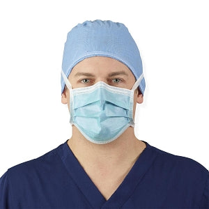 Halyard Health Level 3 Surgical Masks - Level 3 Procedure Mask with Ties, Blue - 47574