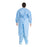 Halyard Health Tri-Layer AAMI3 Isolation Gowns - Isolation Gown with Full Back, Blue, Size XL - 54311