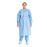 Halyard Health Tri-Layer AAMI3 Isolation Gowns - Isolation Gown with Full Back, Blue, Size XL - 54311