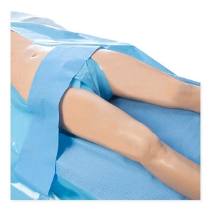 Halyard Bilateral Underleg Drapes - Bilateral Underleg Cardiology Drapes, Nonsterile, 84" x 80" - 79453