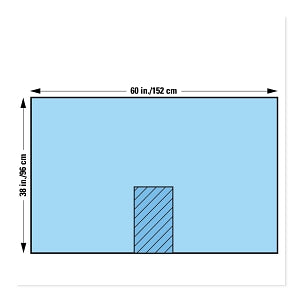 Halyard Health Obstetrics Drapes - Nonsterile Obstetrics Drape, 60" x 38" - 79810